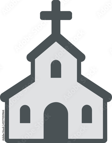 white church icon