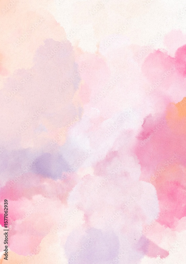 Obraz premium abstract pink pastel watercolor background