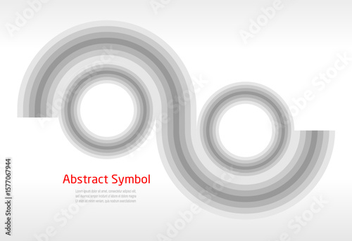 White and gray abstract bac...
