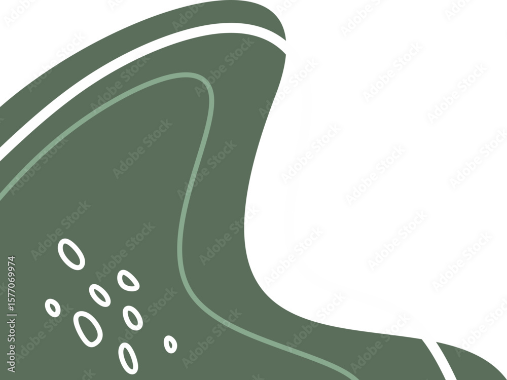 Obraz premium Absract Blob Corner