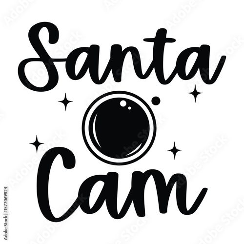 Santa Cam SVG Art & Illustration