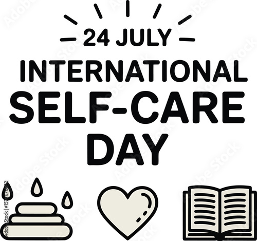 Celebrating International Self Care Day find peace and rejuvenate your soul on the 24th silhouette