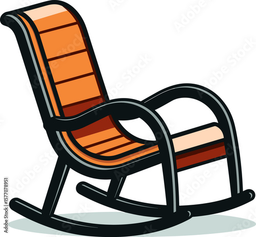 Classic Rocking Chair: Comfort and Relaxation at Home