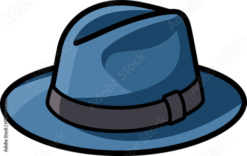 Stylish Blue Fedora Hat: A Classic Fashion Accessory