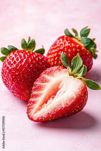 Red Fresh Strawberries