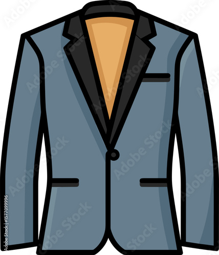 Stylish Suit Jacket: Fashionable Apparel for a Modern Gentleman