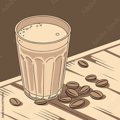vector illustration of a coffee cup