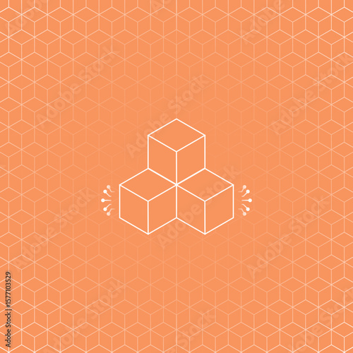 Abstract Blockchain and Crypto Technology Pattern Design for Web3 Business, Networking, and Bitcoin.