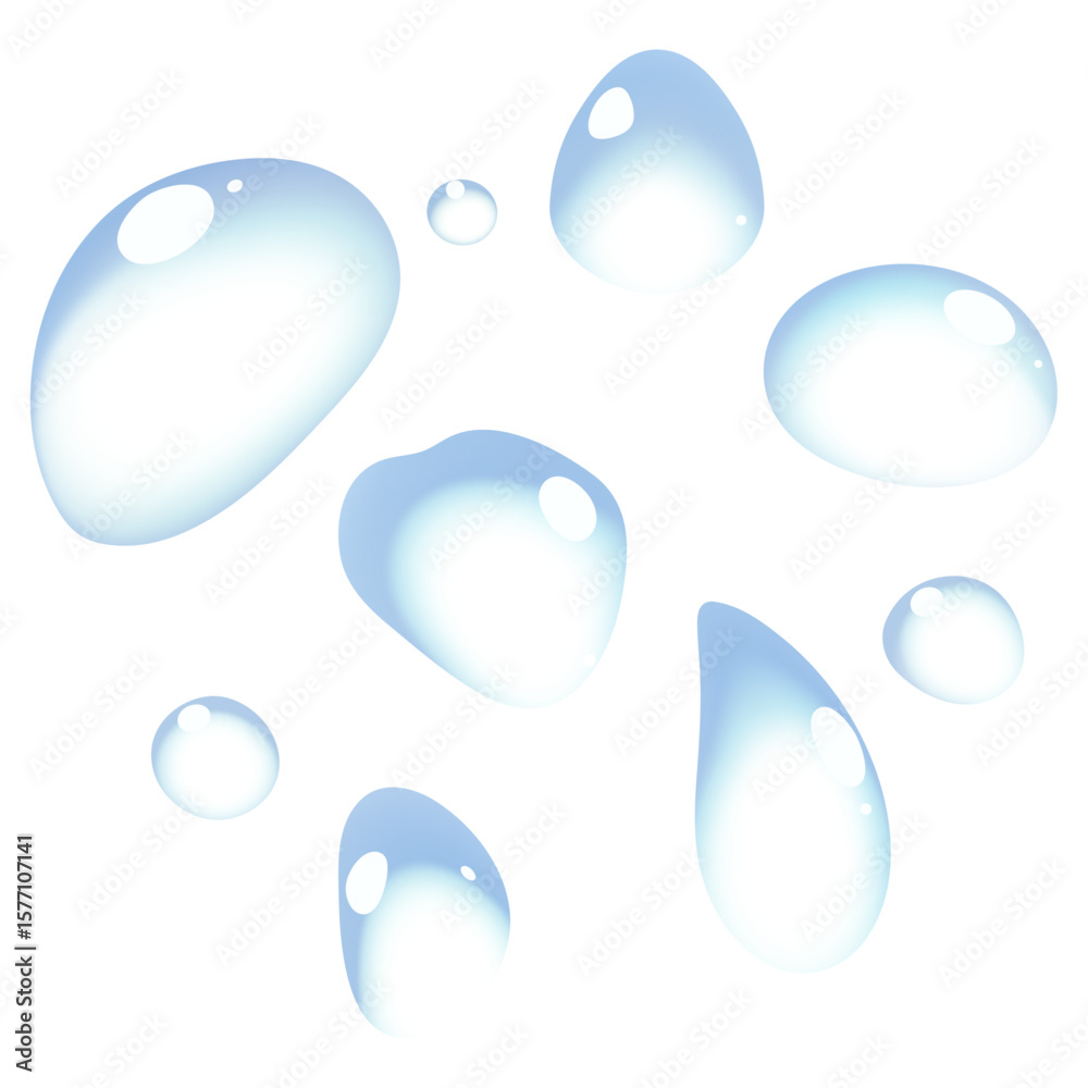 水滴のイラスト