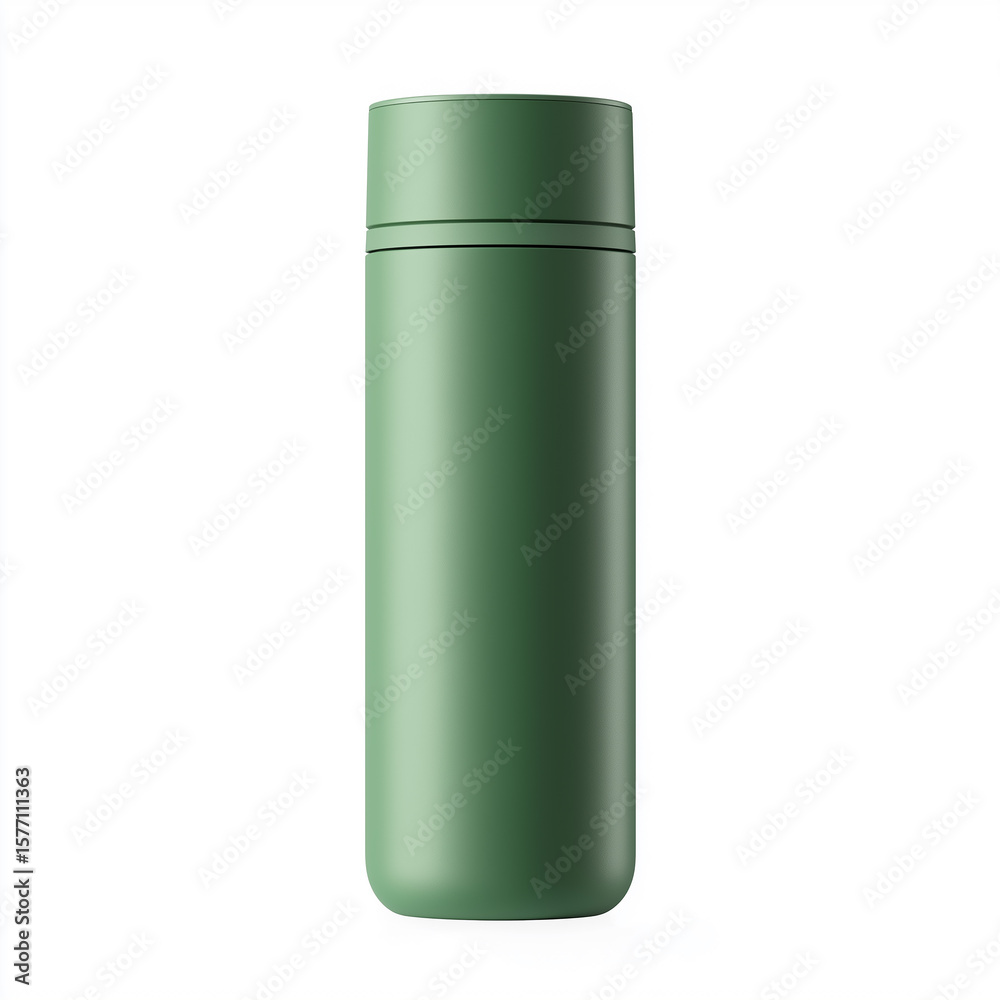 green bottle isolated on white green bottle isolated on white