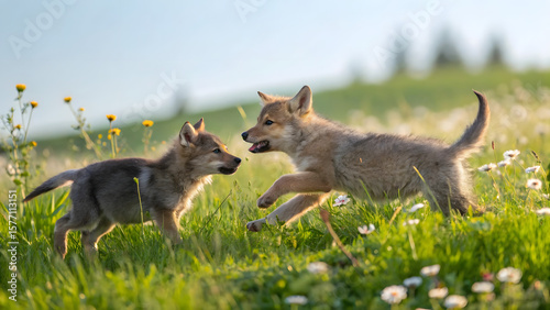 dog in the grass