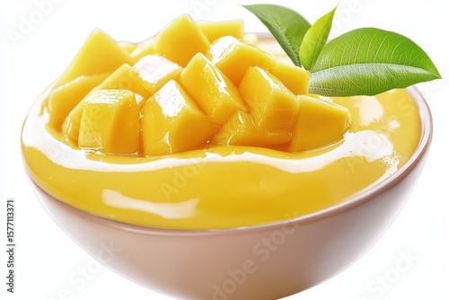 Delicious mango dessert recipe with fresh mango chunks and creamy sauce for a healthy and tasty treat