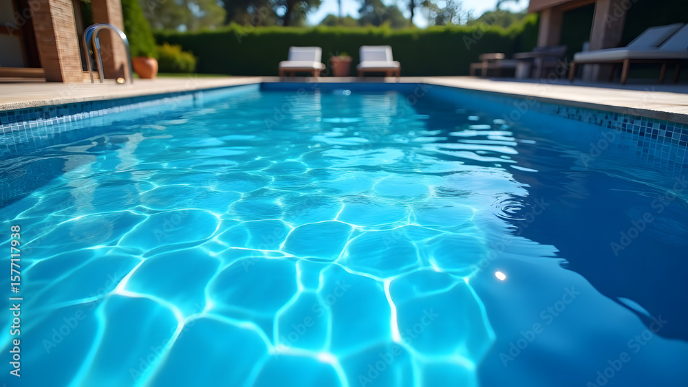 Obraz premium swimming pool in hotel