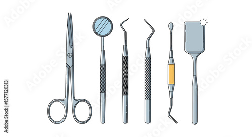 Essential dental examination tools for effective oral health assessments
