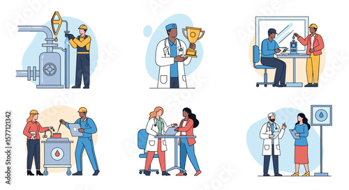 Inspiring achievement scientific innovation and industrial engineering collaboration in modern workplace