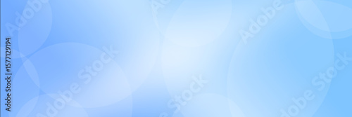Cool Blue Gradient with Soft Floating Circles