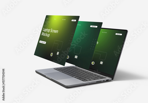 Laptop Mockup Creative Screen Design