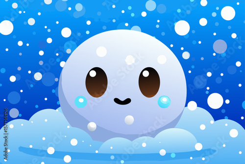 blue winter background