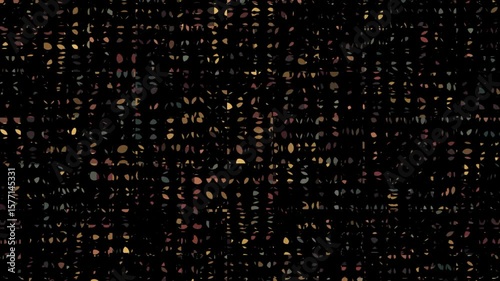 Pixel shifting animation video with colour variation effect 