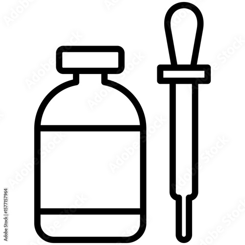 Dropper Outline Icon