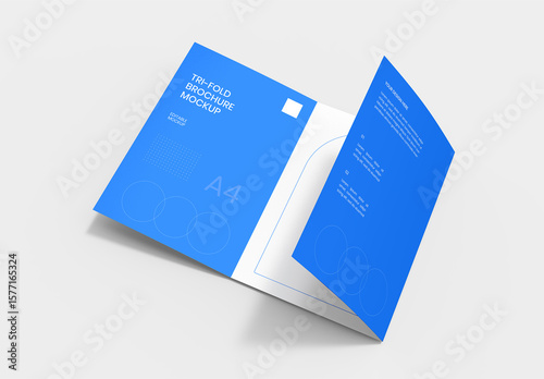 Tri-Fold Brochure Mockup