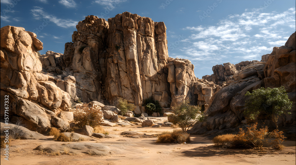 Fototapeta premium Erosion's Masterpiece: The Sculpting of Nature Through Time and Elements