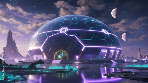 Futurion: Dome of the New World, futuristic dome