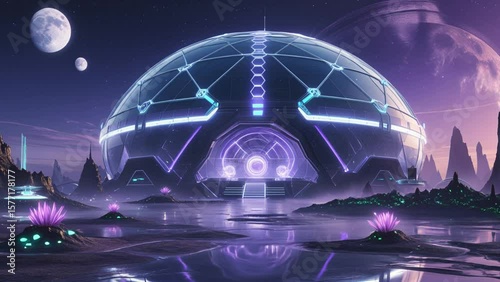Futurion: Dome of the New World, futuristic dome
