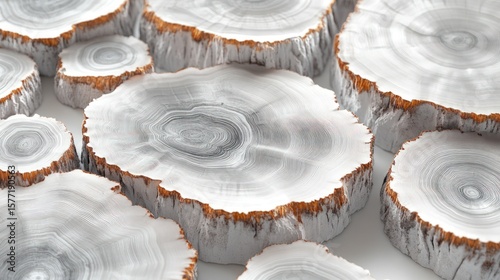 Abstract wood slice pattern