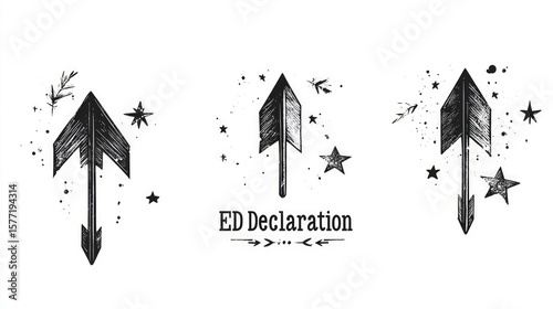Abstract arrows graphic design