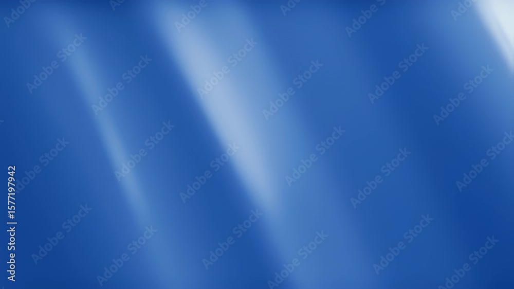 Diagonal light streaks on a deep blue background