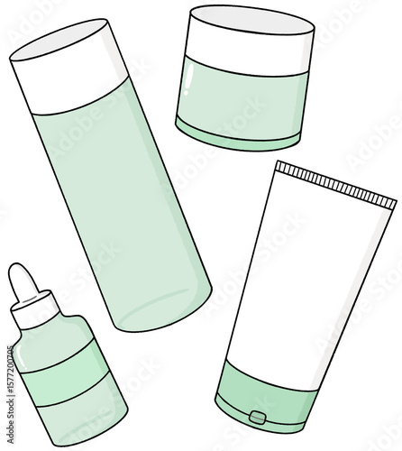 vector illustration of a bottle