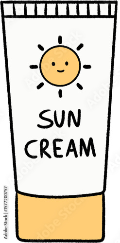 suncream illustration