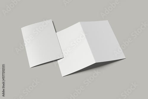 A5 Bifold Brochure Mockup
