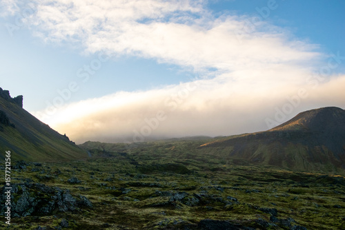 Icelandic roads cross lava fields, glaciers, and fjords—offering endless views and scenic solitude in every direction.