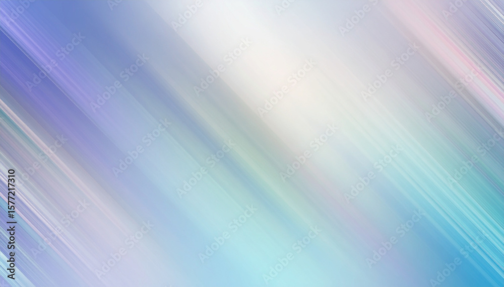 Obraz premium the image displays a serene and abstract arrangement of linear light patterns. the composition features diagonal streaks of color, ranging from hues of purple and blue to hints of pink and white