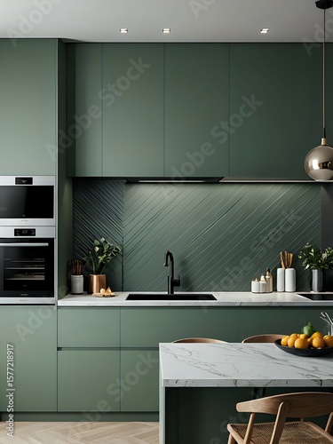 modern kitchen interior