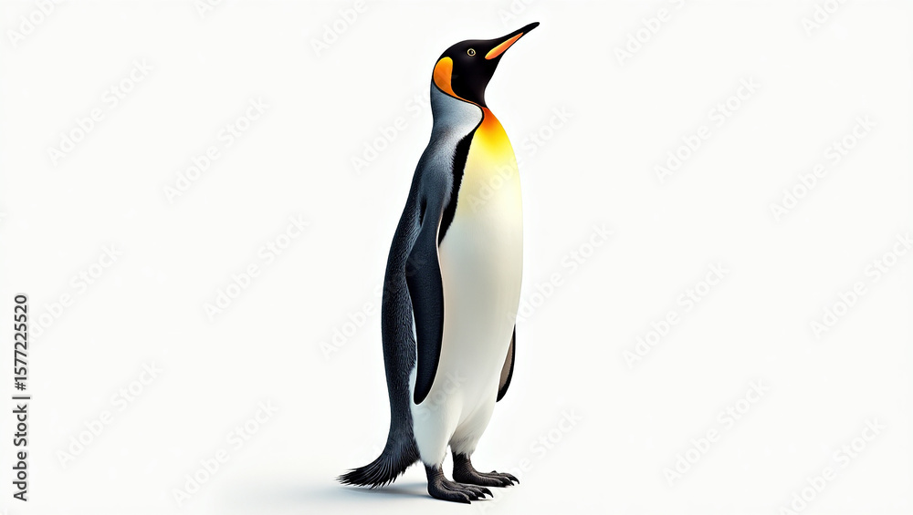 Obraz premium penguin on white background