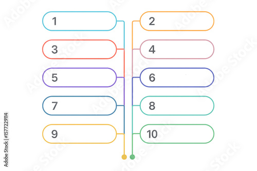 Multi-Stage Sequential Infographic.
