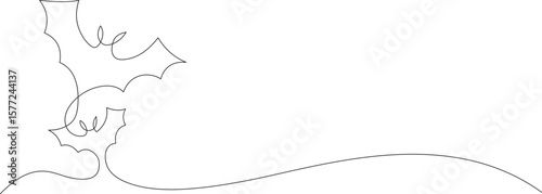 Bat one line drawing vector illustration