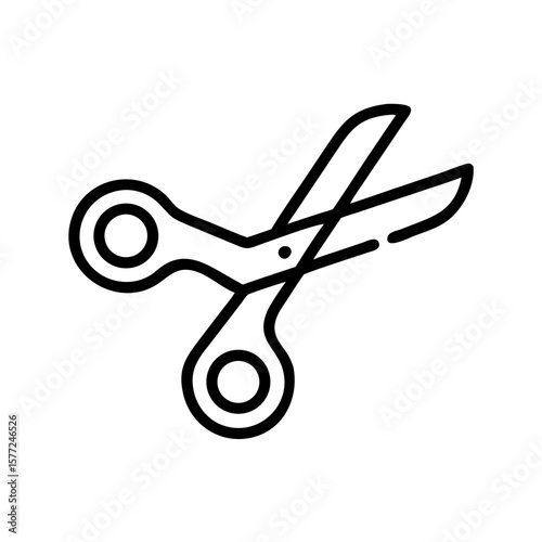 Scissors Icon for Creativity and Crafting Topics