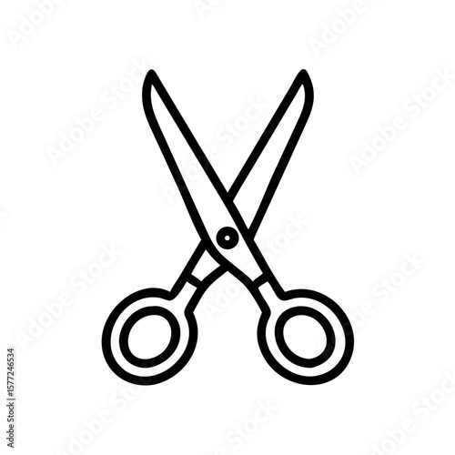 Scissors Icon for Creativity and Crafting Topics