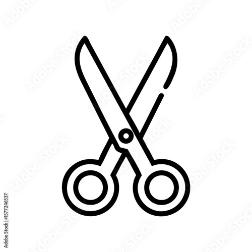 Scissors Icon for Creativity and Crafting Topics