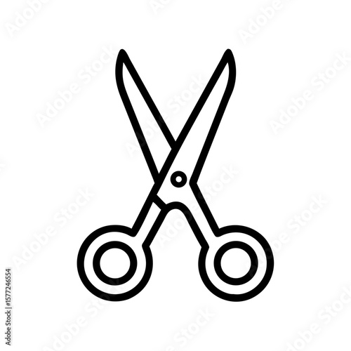 Scissors Icon for Creativity and Crafting Topics