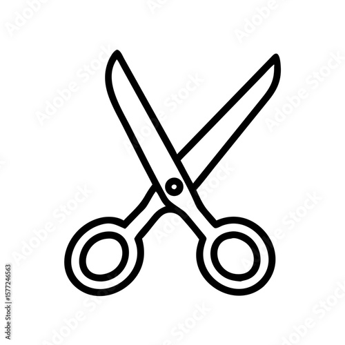 Scissors Icon for Creativity and Crafting Topics