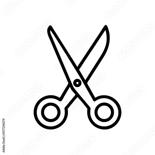 Scissors Icon for Creativity and Crafting Topics
