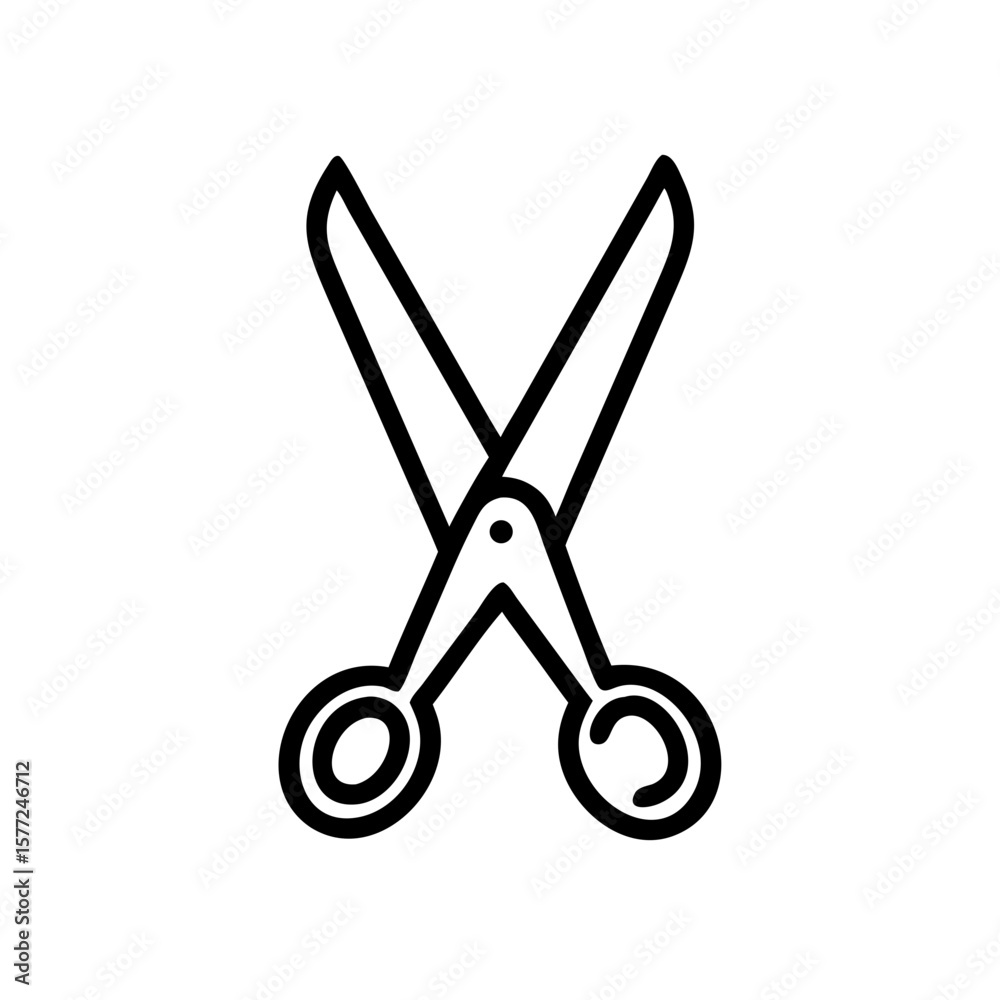 Scissors Icon for Creativity and Crafting Topics Scissors Icon for Creativity and Crafting Topics