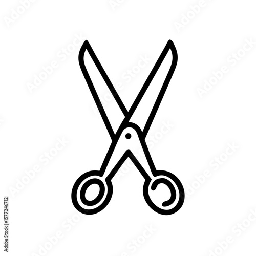 Scissors Icon for Creativity and Crafting Topics