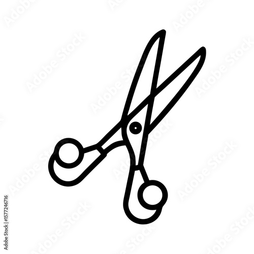 Scissors Icon for Creativity and Crafting Topics