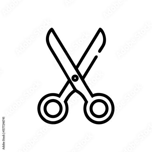 Scissors Icon for Creativity and Crafting Topics